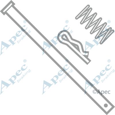 APEC BRAKING Tarvikesarja, jarrupala KIT261